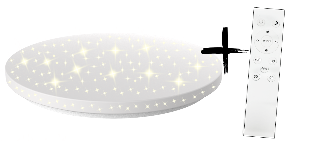 18W Promina-S Sternenhimmel LED FB Deckenleuchte Wand- CCT » und & 1820lm
